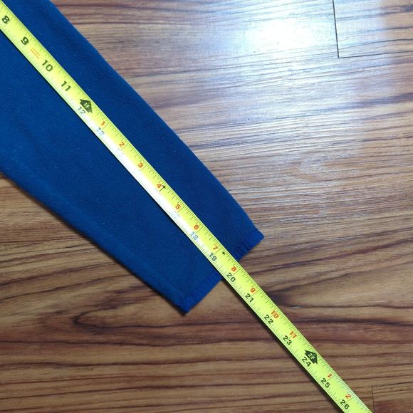 LL Bean Women's Small Petite Sweater Pullover 1/4 Zip Fleece Blue Outdoors - Picture 9 of 9